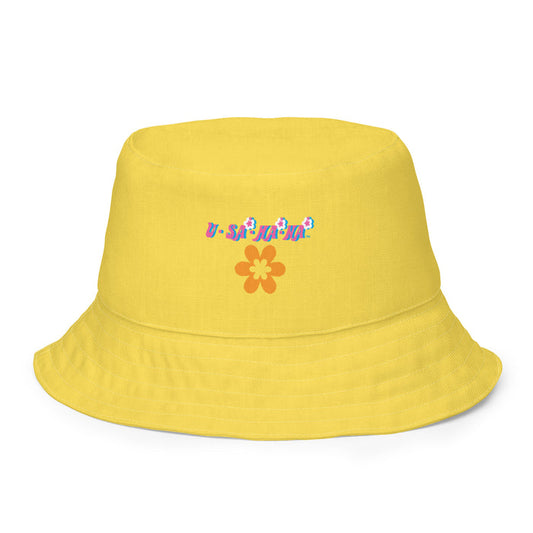 U*SA*HA*NA Pool Party Reversible Bucket Hat Accessory Printful S/M