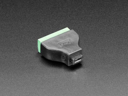 USB Micro B Female Socket to 5-pin Terminal Block by The Pi Hut - The Pi Hut