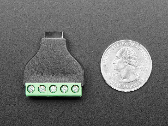 USB Micro B Female Socket to 5-pin Terminal Block by The Pi Hut - The Pi Hut