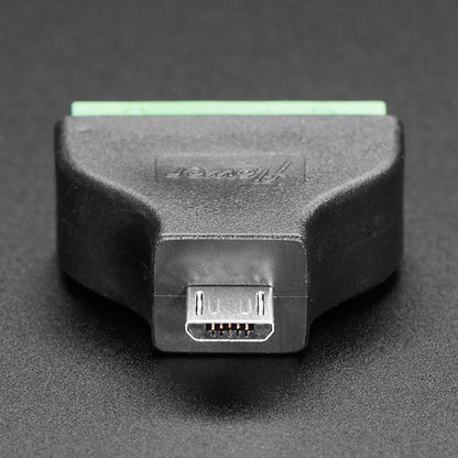 USB Micro B Male Plug to 5-pin Terminal Block by Adafruit - The Pi Hut