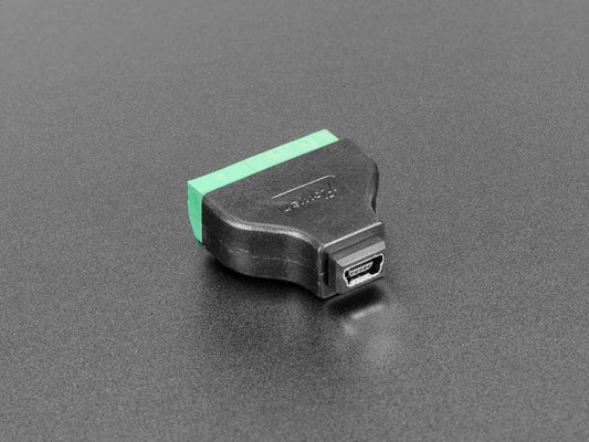 USB Mini B Female Socket to 5-pin Terminal Block by The Pi Hut - The Pi Hut