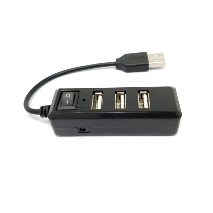 USB Mini Hub with Power Switch by The Pi Hut - The Pi Hut