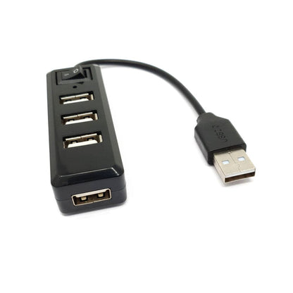 USB Mini Hub with Power Switch by The Pi Hut - The Pi Hut