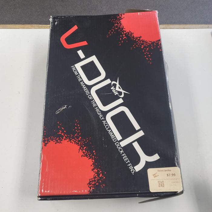 Used Voit V-Duck Size 8-9 Snorkeling Fins
