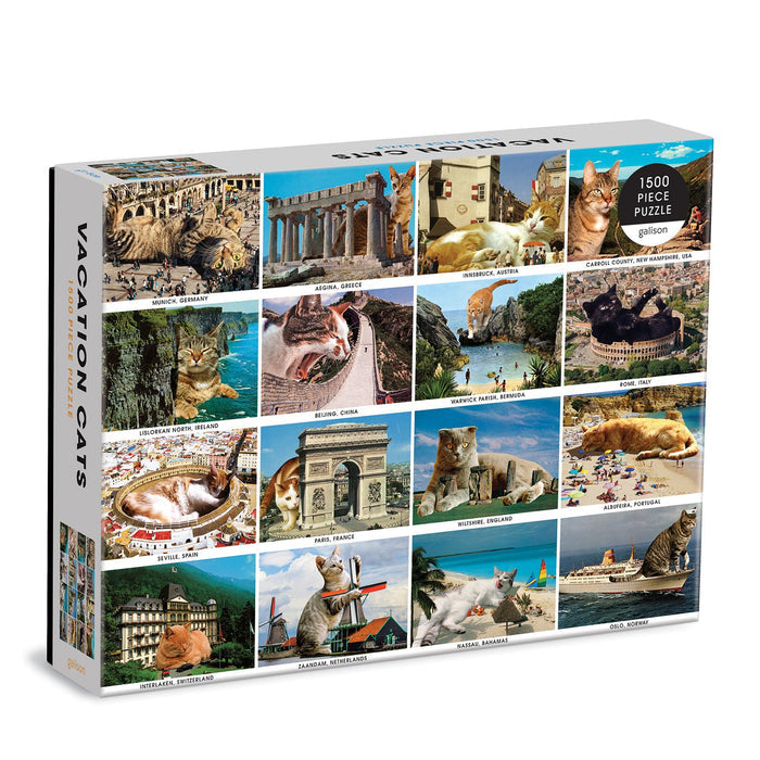 Vacation Cats 1500 Piece Puzzle 1500 Piece Puzzles Matt McCarthy