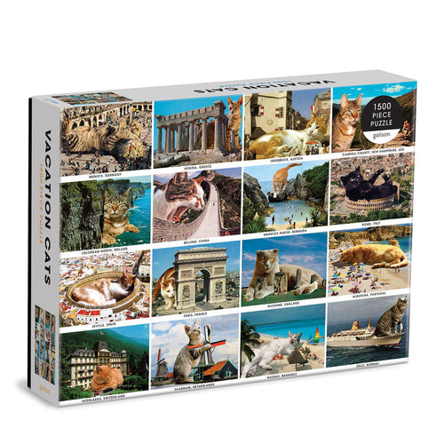 Vacation Cats 1500 Piece Puzzle 1500 Piece Puzzles Matt McCarthy