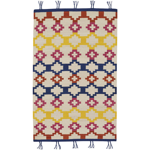 Valla Berry Leo Sun Flat Woven Rug Rectangle image