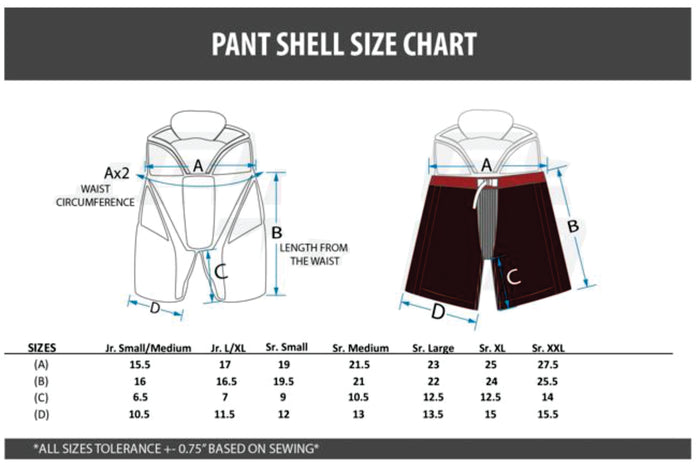 Vancouver Rangers Nylon Hockey Pant Shell