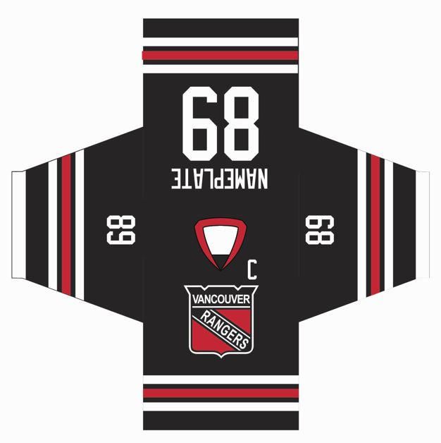Vancouver Rangers Sublimation Hockey Jersey