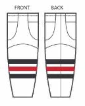 Vancouver Rangers Sublimation Hockey Socks