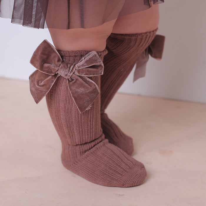 VELVET Knee High Socks