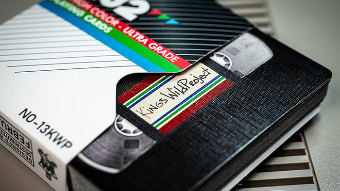 VHS 1982 Playing Cards Playing Cards by Kings Wild Project