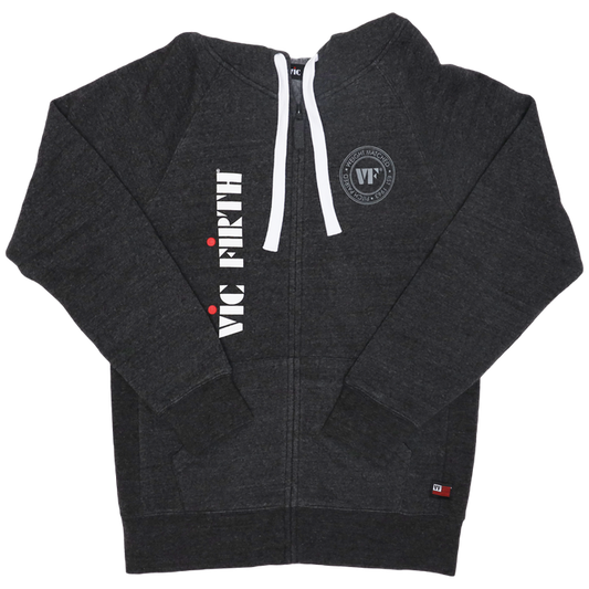 Vic Firth Zip Up Logo Hoodie