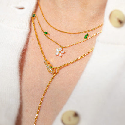 Viper Y Drop Necklace