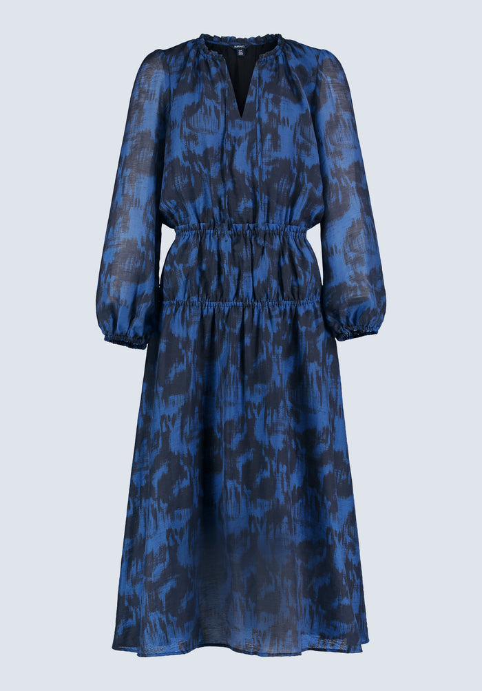 Buffalo Dresses Navy Woven Casual Dresses Long-Sleeve Silhouette Easy-Wear Silhouette