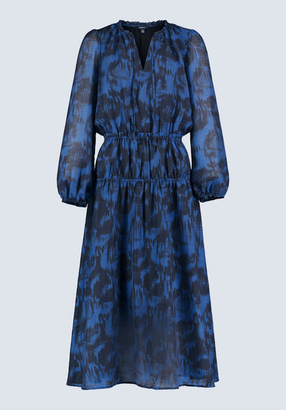 Buffalo Dresses Navy Woven Casual Dresses Long-Sleeve Silhouette Easy-Wear Silhouette