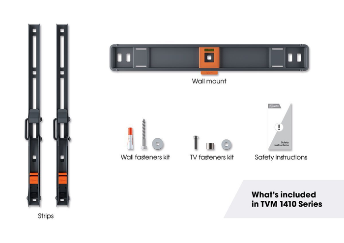 Vogels Quick TVM 1415 Tilting TV Wall Mount for TVs from 32 to 65 inches Black