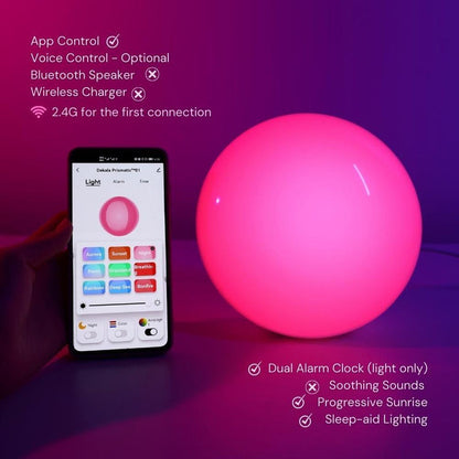 Wake Up Light with Dawn Simulator - Prismatic Dekala