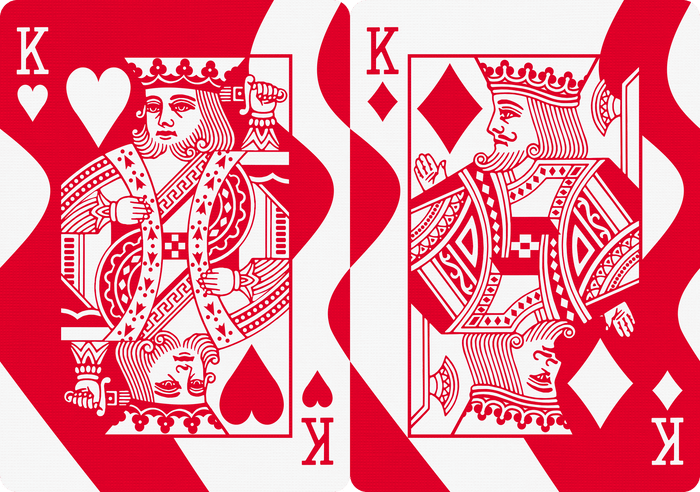 Wavy Playing Cards Playing Cards by US Playing Card Co.