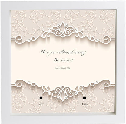 Wedding Frame with Lego® Minifigures (Mr & Mr)