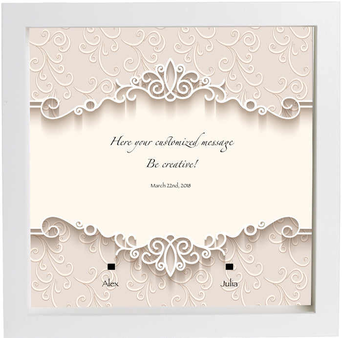 Wedding Frame with Lego® Minifigures (Mrs & Mrs)