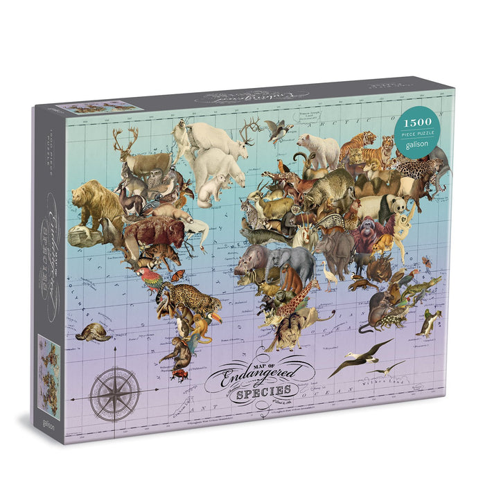 Wendy Gold Endangered Species 1500 Piece Jigsaw Puzzle 1500 Piece Puzzles Wendy Gold