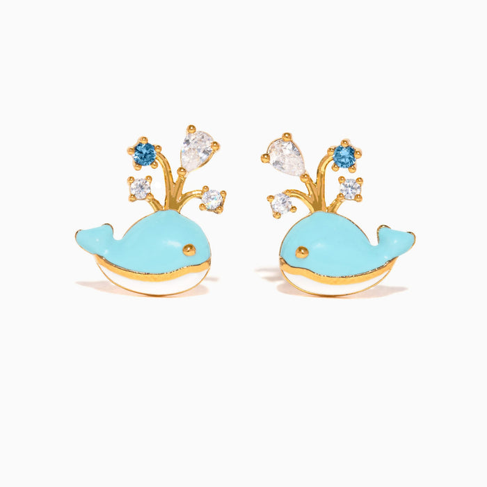 Whale You Be Mine Studs
