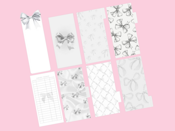 White Bow | Budget Bundle | Set of 8