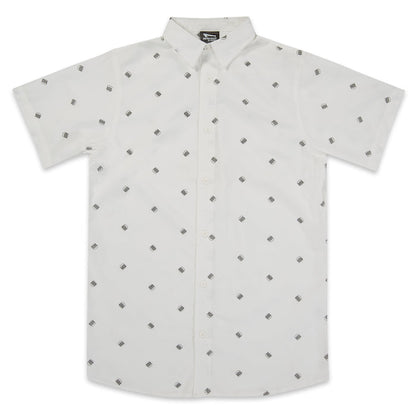White Double-Double® Button Up