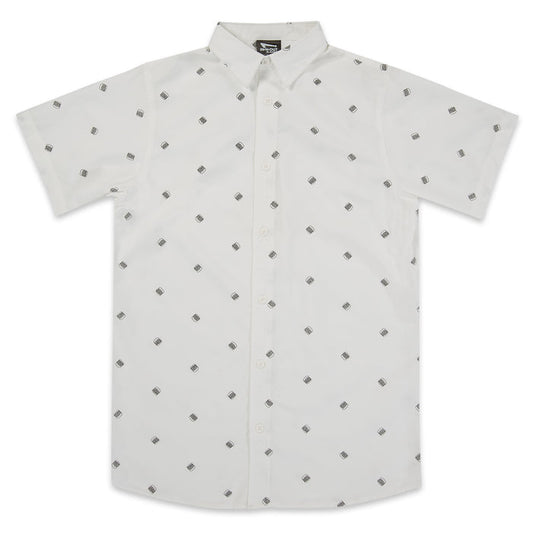 White Double-Double® Button Up