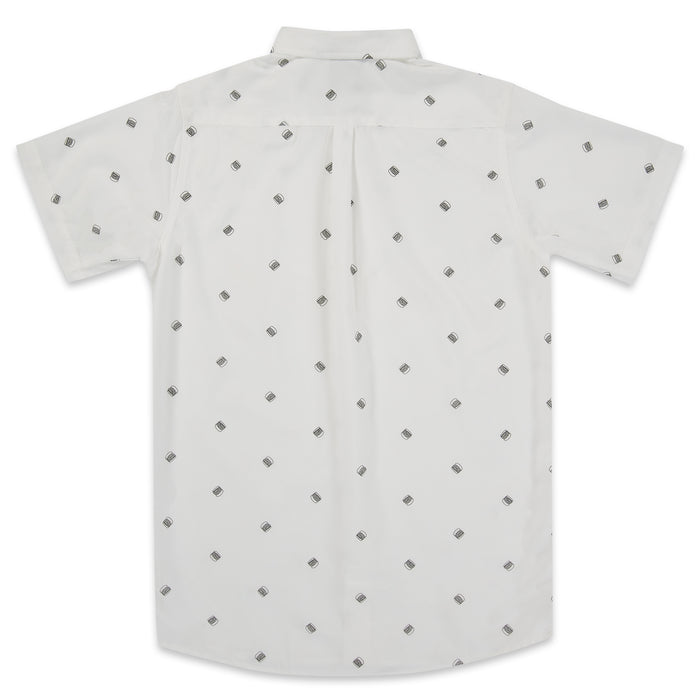 White Double-Double® Button Up