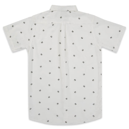 White Double-Double® Button Up