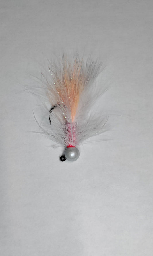 White Pearl /Peach Pink White