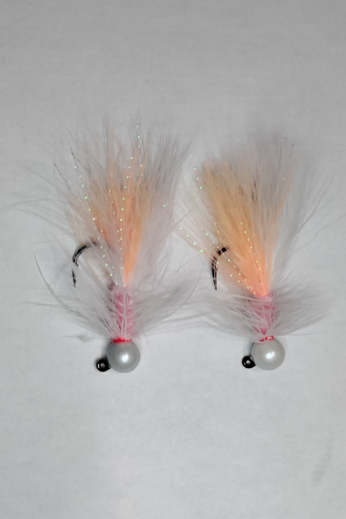 White Pearl /Peach Pink White