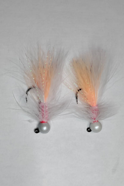 White Pearl /Peach Pink White