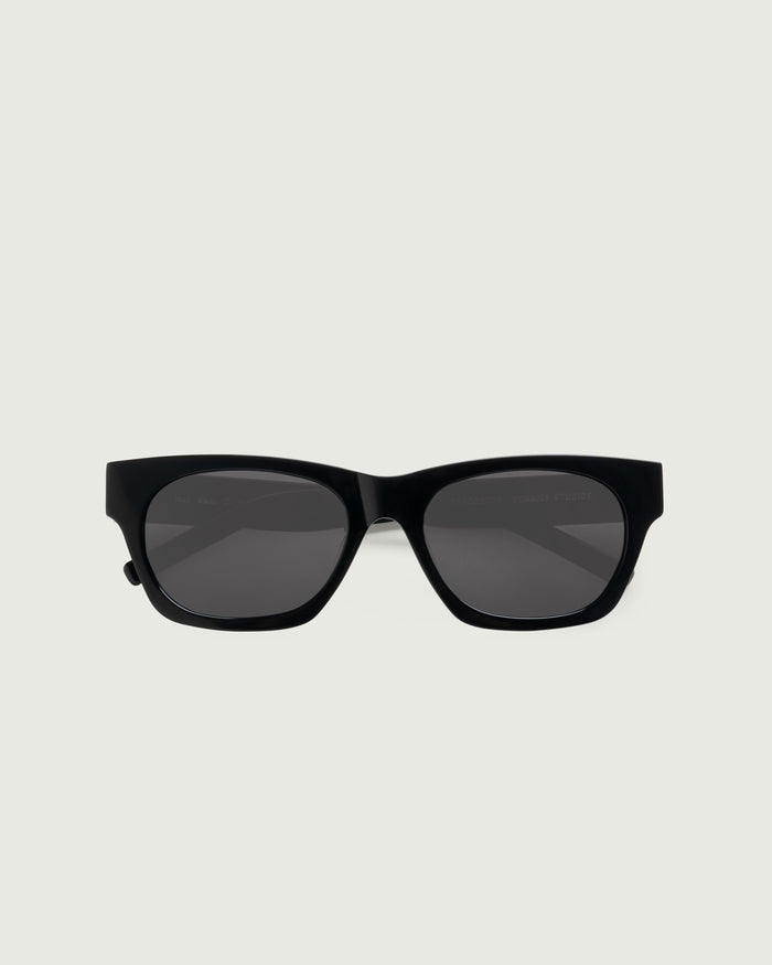 Black::Wolf Sunglasses rectangle black acetate top