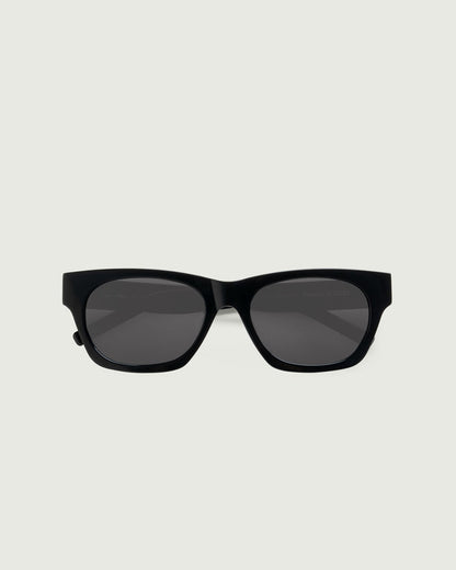 Black::Wolf Sunglasses rectangle black acetate top