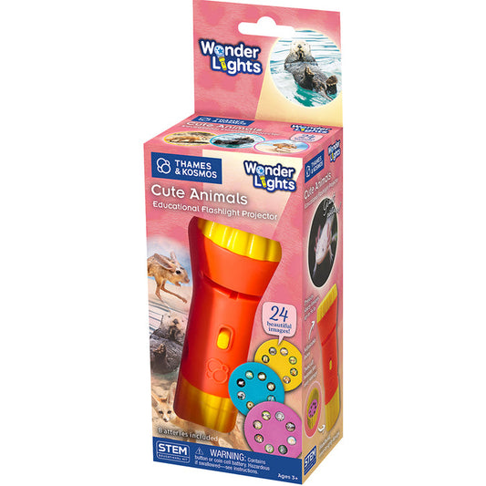 Wonder Lights: Cute Animals - Educational Flashlight Projector STEM Thames & Kosmos