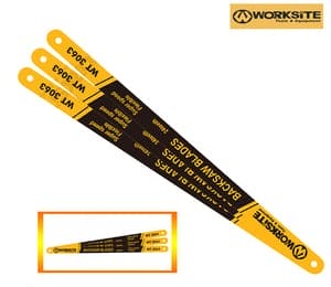 WORKSITE 24 TEETH HACKSAW BLADE- WT3063 Worksite Hand Tools