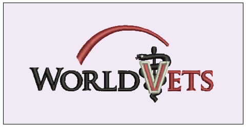 World Vets Embroidery Left Chest Logo