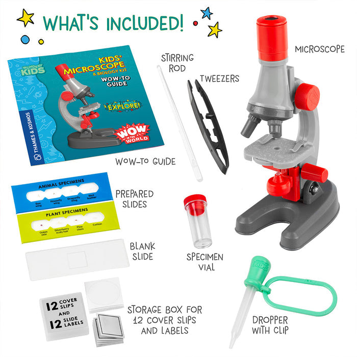 Wow in the World: Kids’ Microscope & Biology Kit STEM Thames & Kosmos