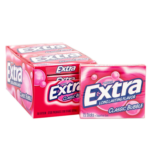 Wrigley's Extra Bubble Gum - Slim 10ct