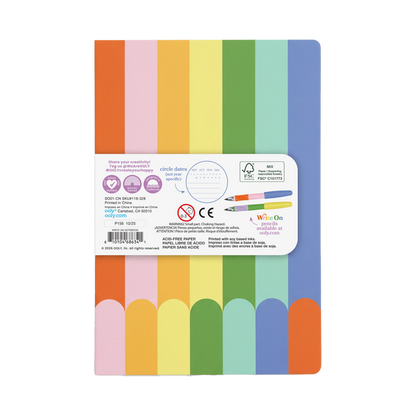 Back cover of OOLY Write On Notebook