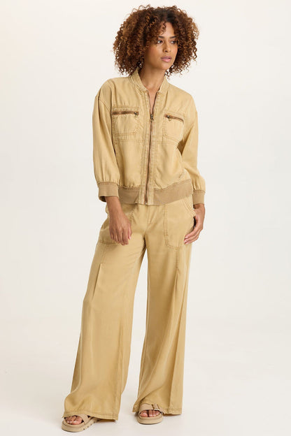 XCVI Wynton Twill Bomber Jacket