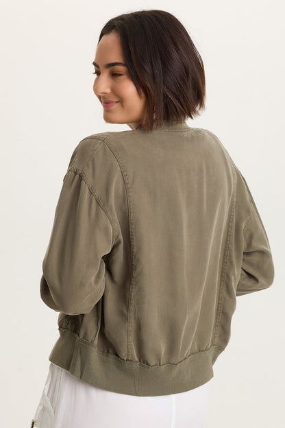 XCVI Wynton Twill Bomber Jacket