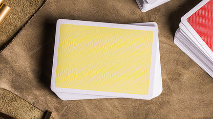 Yellow Steel Playing Cards by Bocopo Playing Card Co.