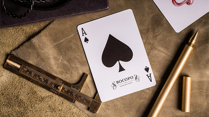 Yellow Steel Playing Cards by Bocopo Playing Card Co.