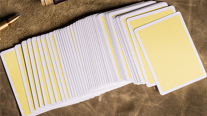 Yellow Steel Playing Cards by Bocopo Playing Card Co.