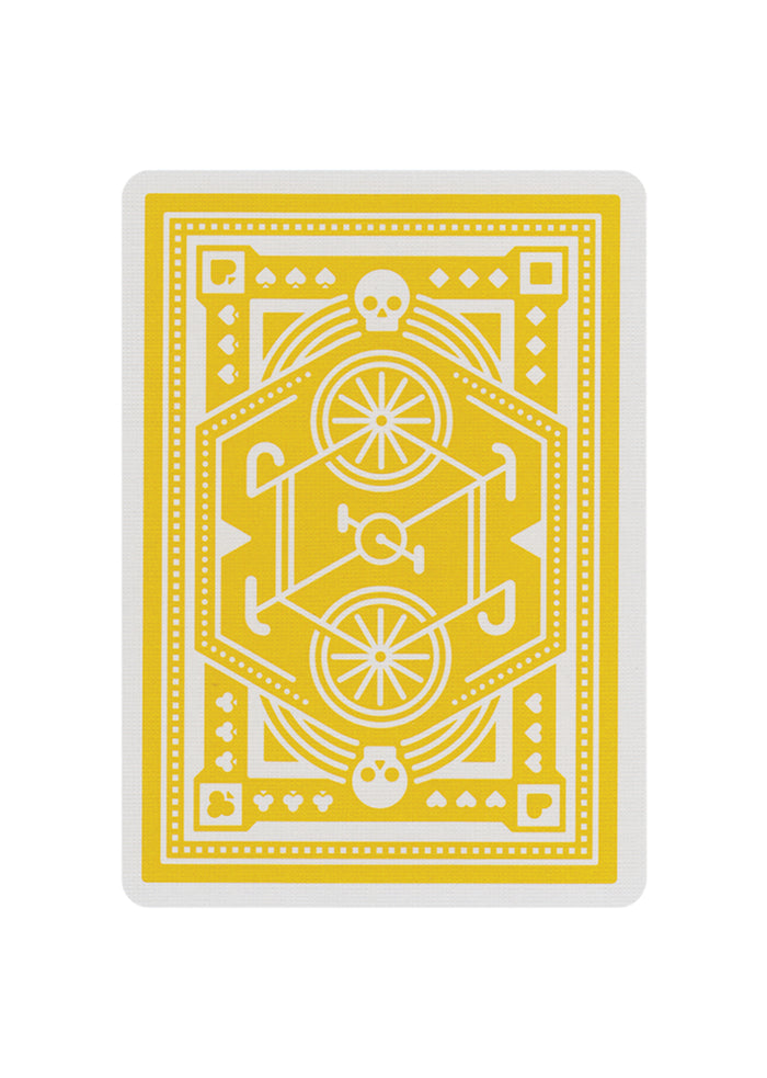 Yellow Wheel Playing Cards by Art of Play