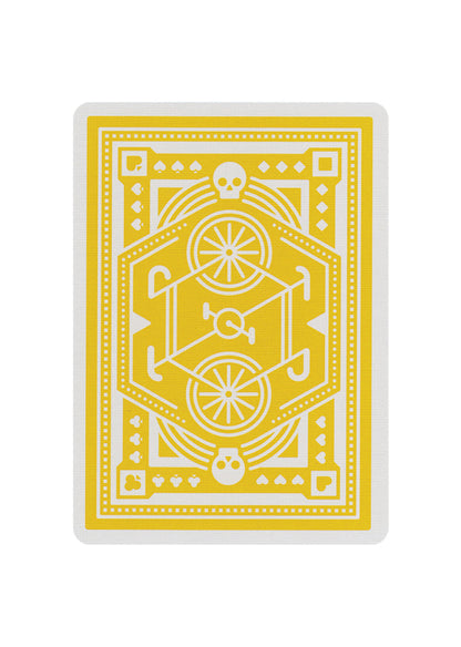 Yellow Wheel Playing Cards by Art of Play